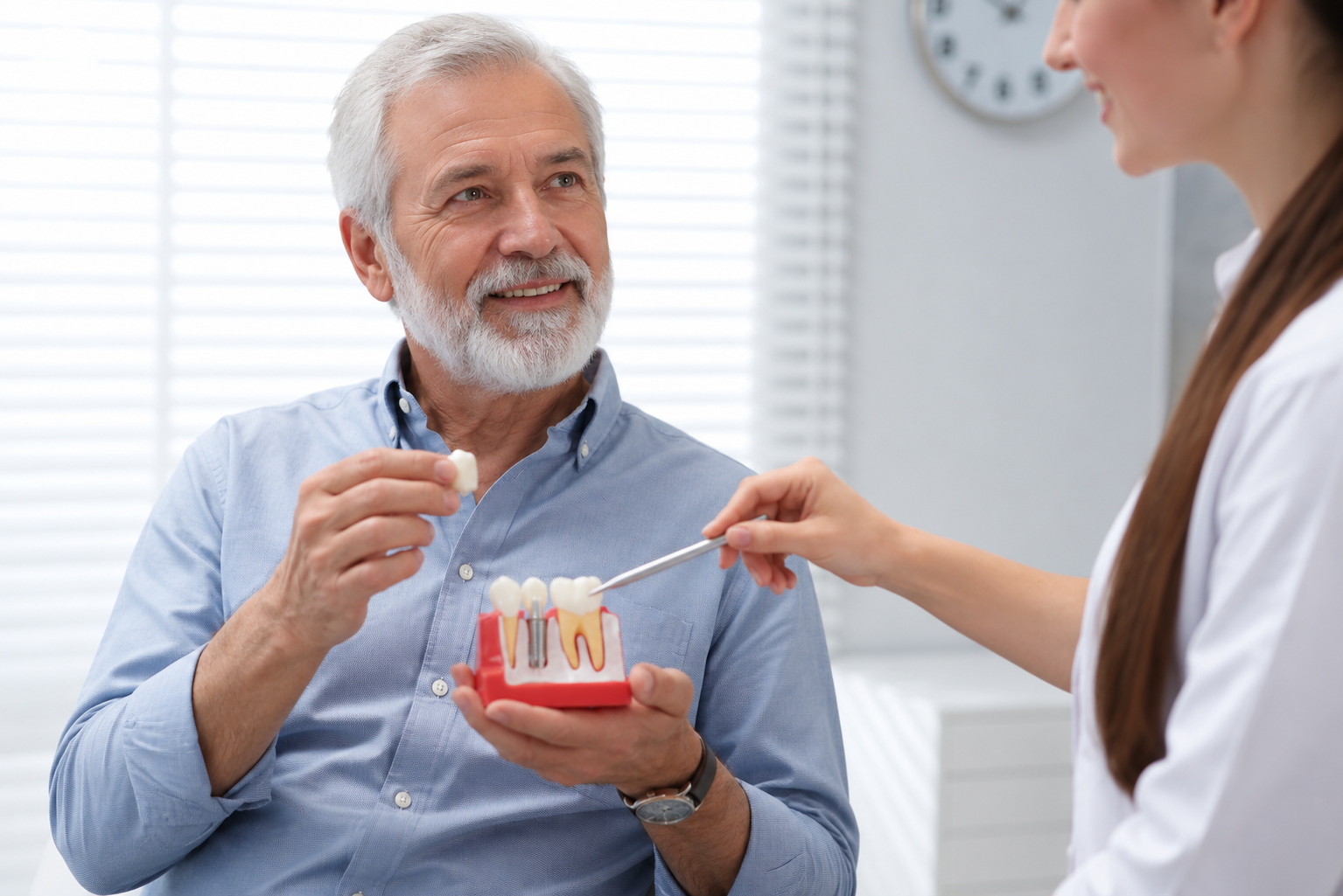 Dental implant consultation