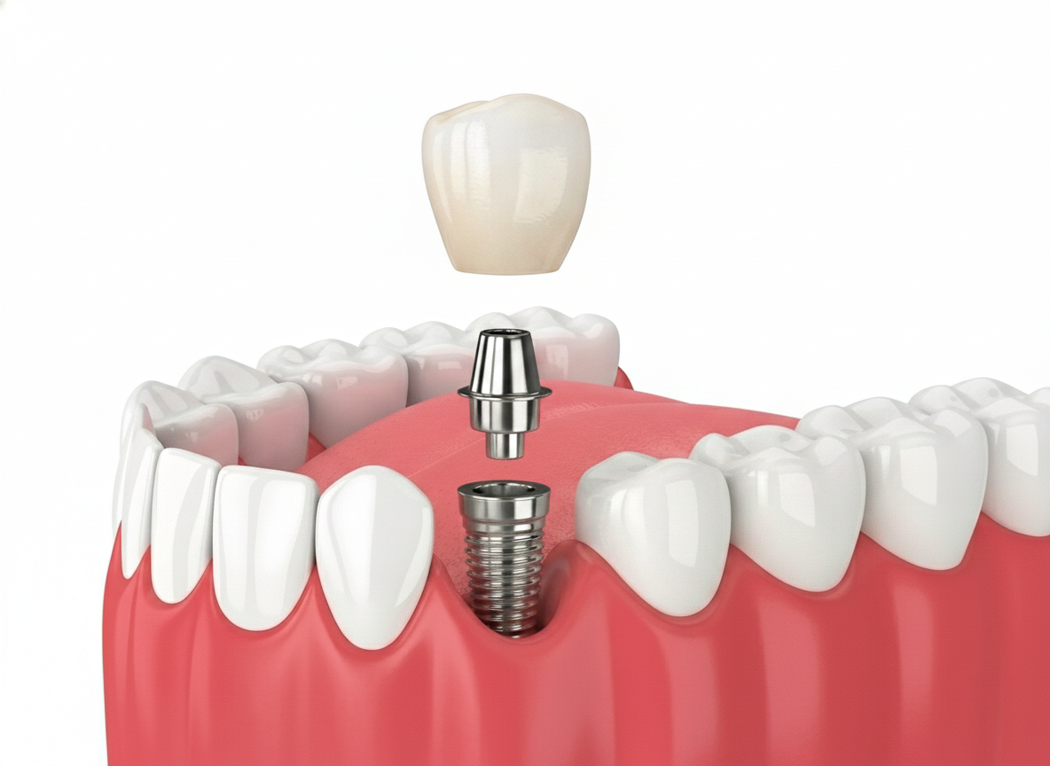 Single tooth dental implant