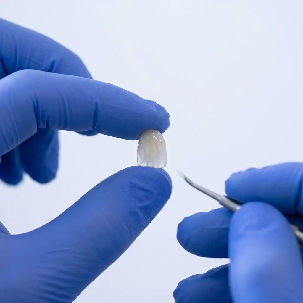 Veneer try in appointment